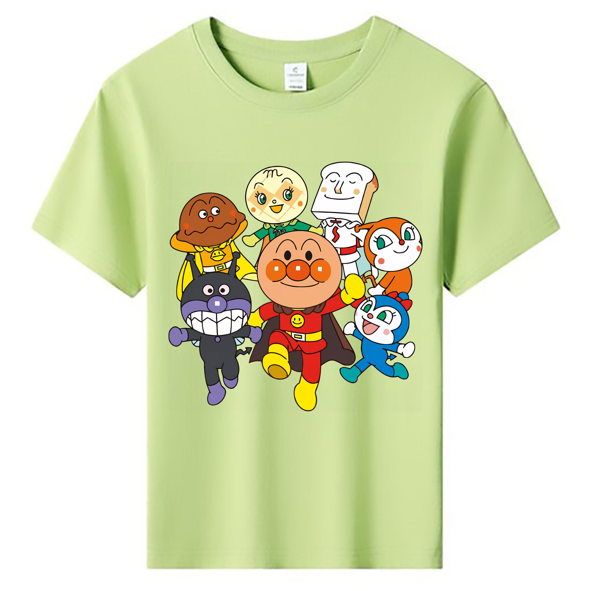 （画像用） アンパンマン Anpanman 綿100％キッズTシャツ（フロントプリント）